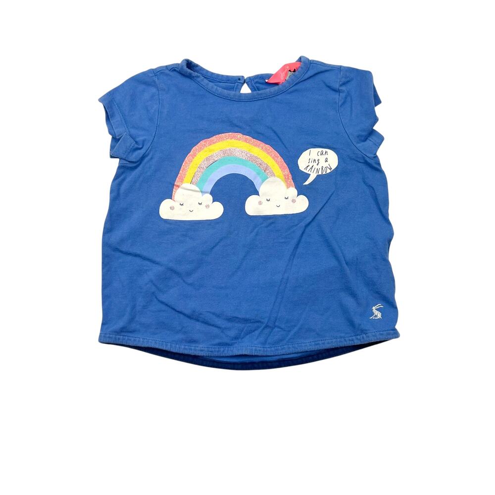 Joules Blue Rainbow Tee